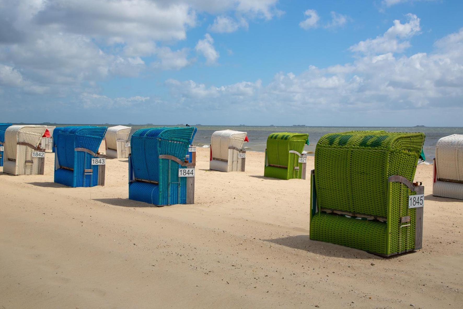 Wohnen Am Suedstrand - Ferienwohnung 1 5 Wyk auf Fohr Bagian luar foto