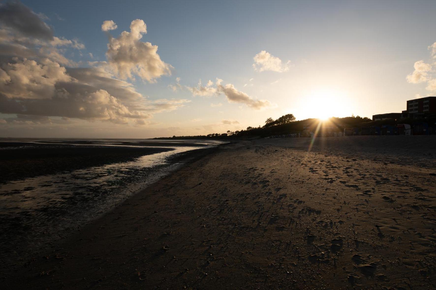 Wohnen Am Suedstrand - Ferienwohnung 1 5 Wyk auf Fohr Bagian luar foto
